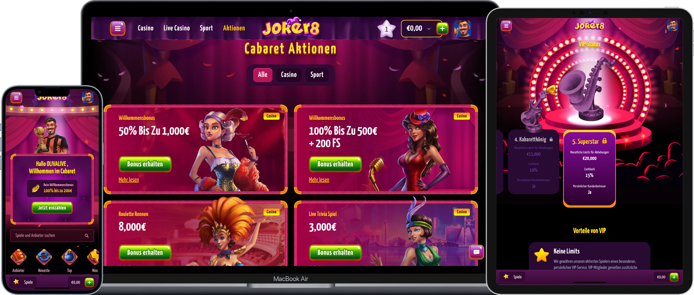 Exklusive Boni und Promotionen bei Joker8